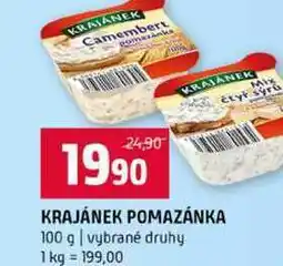 Terno KRAJÁNEK POMAZÁNKA 100 g vybrané druhy nabídka