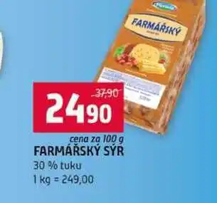 Terno FARMÁŘSKÝ SÝR 30% tuku nabídka
