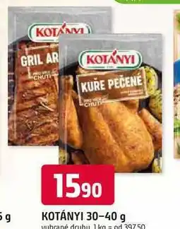 Trefa KOTÁNYI koření nabídka