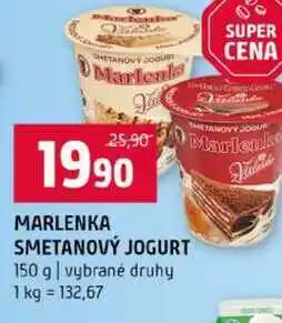MARLENKA SMETANOVÝ JOGURT 150 g vybrané druhy
