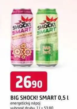Trefa BIG SHOCK! SMART 0,5 L energetický nápoj nabídka