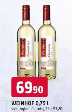 Trefa WEINHOF 0,75 L víno nabídka