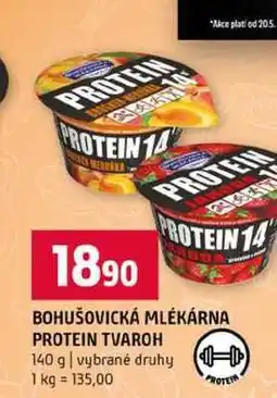 Terno BOHUŠOVICKÁ MLÉKÁRNA PROTEIN TVAROH 140 g vybrané druhy nabídka