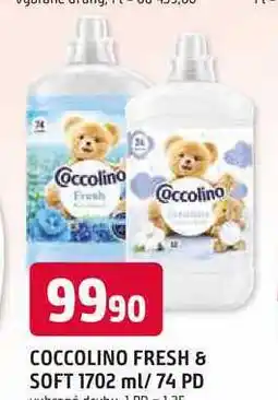 Trefa COCCOLINO FRESH & SOFT 1702 ml/74 PD nabídka