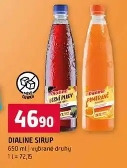 Terno DIALINE SIRUP 650 ml vybrané druhy nabídka