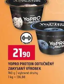 Terno YOPRO PROTEIN ODTUČNĚNÝ ZAKYSANÝ VÝROBEK 160 g vybrané druhy nabídka