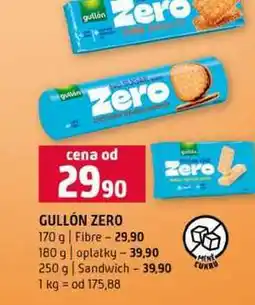 Terno GULLÓN ZERO 170 g Fibre 180 g oplatky 250 g Sandwich nabídka