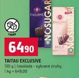 Terno TAITAU EXCLUSIVE 100 g čokoláda vybrané druhy nabídka