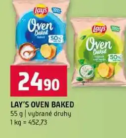 Terno Lay's Oven Baked 55 g vybrané druhy nabídka