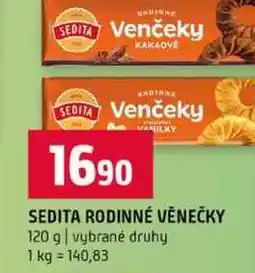 Terno SEDITA RODINNÉ VĚNEČKY 120 g vybrané druhy nabídka