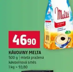 Terno KÁVOVINY MELTA 500 g mletá pražená kávovinová směs nabídka