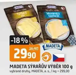 Trefa MADETA SÝRAŘŮV VÝBĚR nabídka