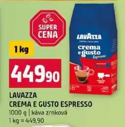 Terno LAVAZZA CREMA E GUSTO ESPRESSO 1000 g káva zrnková nabídka