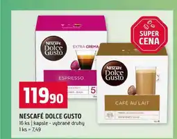 Terno NESCAFÉ DOLCE GUSTO 16 ks kapsle vybrané druhy nabídka