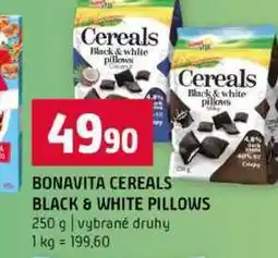 Terno BONAVITA CEREALS BLACK & WHITE PILLOWS 250 g vybrané druhy nabídka