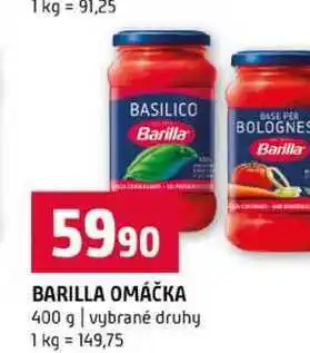 Terno BARILLA OMÁČKA 400 g vybrané druhy nabídka