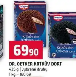 Terno DR. OETKER KRTKŮV DORT 435 g vybrané druhy nabídka