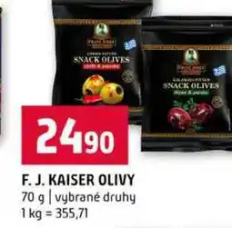 Terno F. J. KAISER OLIVY 70 g vybrané druhy nabídka