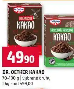 Terno DR. OETKER KAKAO 70-100 g vybrané druhy nabídka