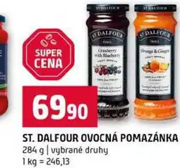 Terno ST. DALFOUR OVOCNÁ POMAZÁNKA 284 g vybrané druhy nabídka