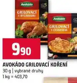 Terno AVOKÁDO GRILOVACÍ KOŘENÍ 30 g vybrané druhy nabídka