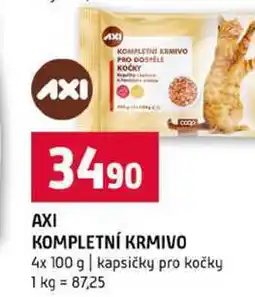 Terno AXI KOMPLETNÍ KRMIVO 4x 100 g kapsičky pro kočky nabídka
