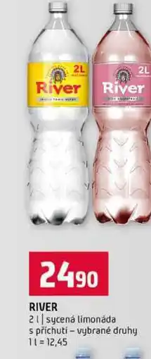 Terno RIVER 2l sycené limonáda s příchutí vybrané druhy nabídka