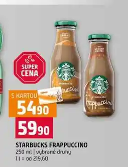 Terno STARBUCKS FRAPPUCCINO 250 ml vybrané druhy nabídka