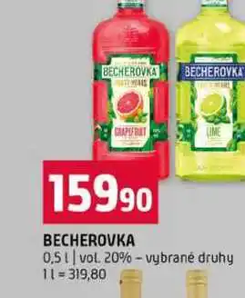 Terno BECHEROVKA 0,5l vol. 20% vybrané druhy nabídka