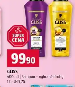 Terno GLISS 400 ml šampon vybrané druhy nabídka
