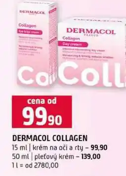 Terno DERMACOL COLLAGEN 15 ml krém na oči a rty 50 ml pleťový krém nabídka