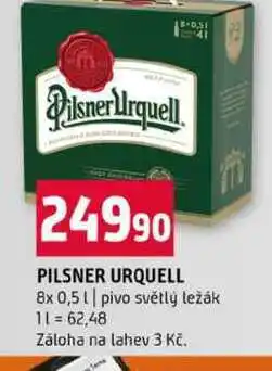 Terno Pilsner Urquell Pivo ležák světlý nabídka