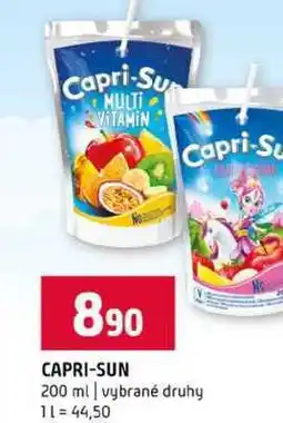 Terno CAPRI-SUN 200 ml vybrané druhy nabídka