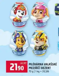 Terno MLÉKÁRNA VALAŠSKÉ MEZIŘÍČÍ DEZERT nabídka