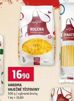 Terno VAROMA VAJEČNÉ TĚSTOVINY 500 g vybrané druhy nabídka