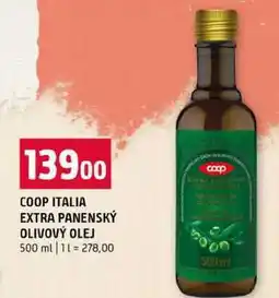 Terno COOP ITALIA EXTRA PANENSKÝ OLIVOVÝ OLEJ nabídka