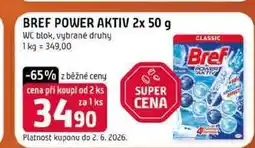 Terno BREF POWER AKTIV 2x 50 g WC blok, vybrané druhy nabídka