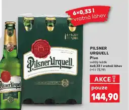 Kaufland PILSNER URQUELL Pivo nabídka