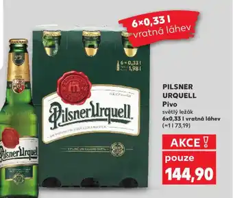 Kaufland PILSNER URQUELL Pivo nabídka