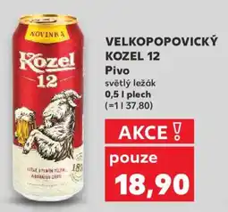 Kaufland VELKOPOPOVICKÝ KOZEL 12 Pivo nabídka