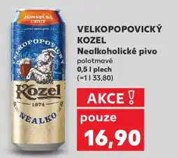 Kaufland VELKOPOPOVICKÝ KOZEL Nealkoholické pivo nabídka