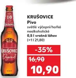 Kaufland KRUŠOVICE Pivo nabídka