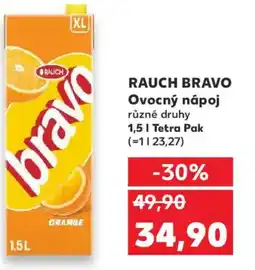 Kaufland RAUCH BRAVO Ovocný nápoj nabídka