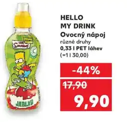 Kaufland HELLO MY DRINK Ovocný nápoj nabídka