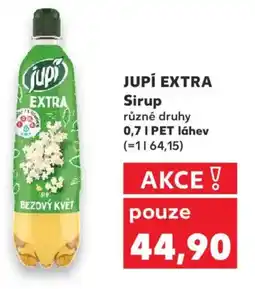 Kaufland JUPÍ EXTRA Sirup nabídka