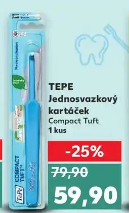 Kaufland TEPE Jednosvazkový kartáček Compact Tuft nabídka