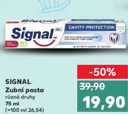 Kaufland SIGNAL Zubní pasta nabídka
