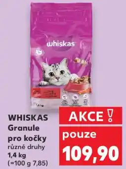 Kaufland WHISKAS Granule pro kočky nabídka
