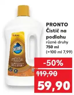 Kaufland PRONTO Čistič na podlahu nabídka