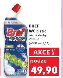 Kaufland BREF WC čistič nabídka